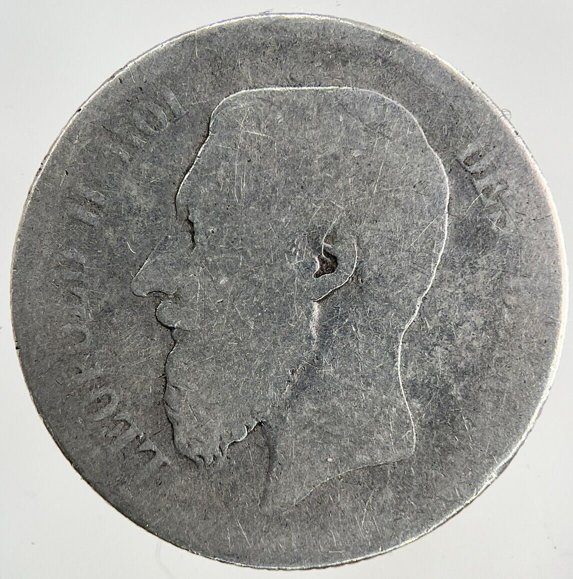 Belgium 1 Franc Silver Coin | Fair Grade