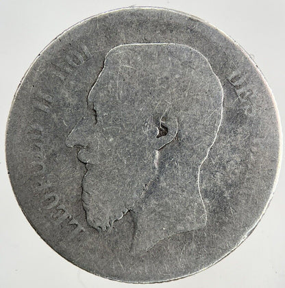 Belgium 1 Franc Silver Coin | Fair Grade