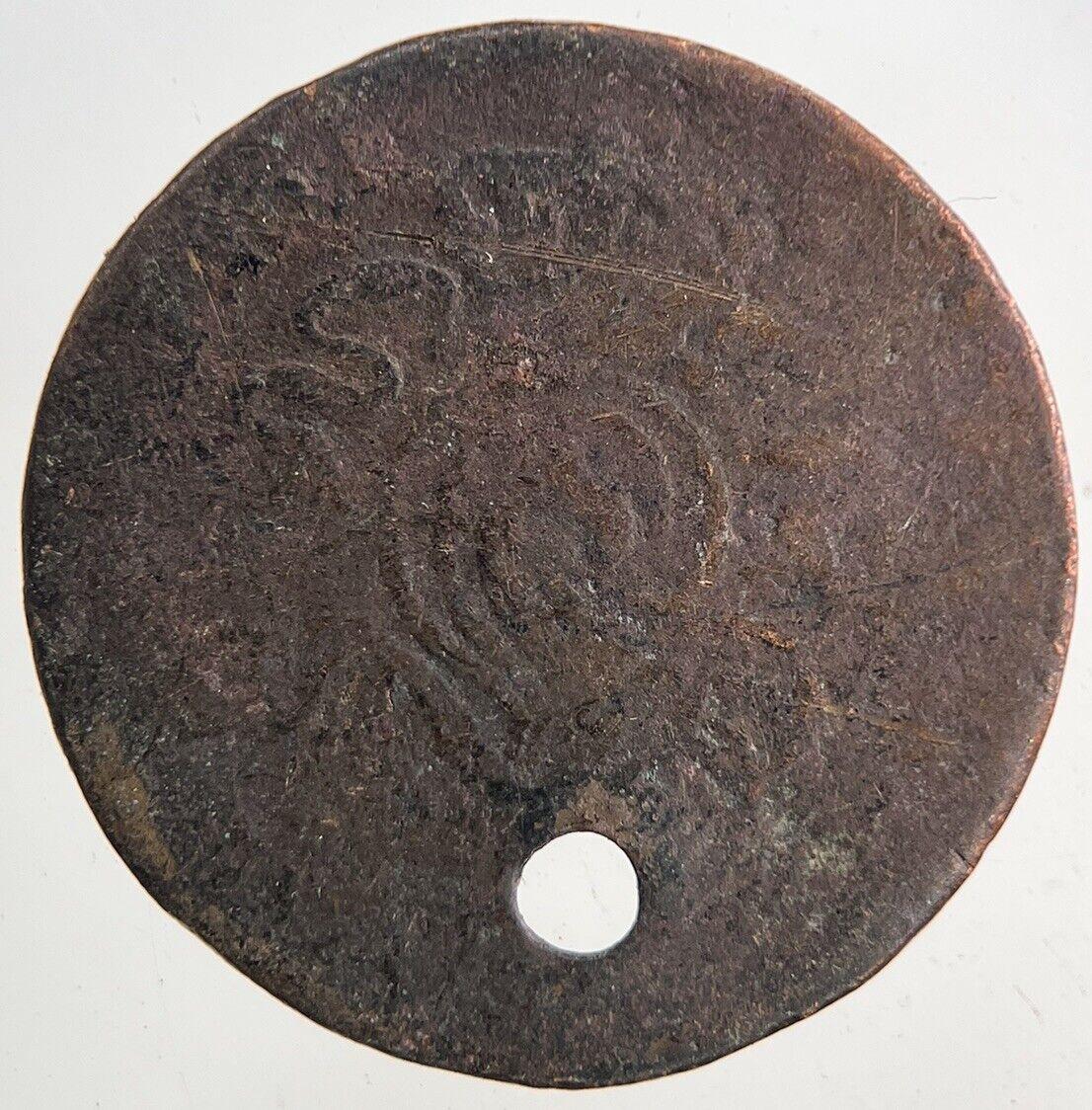 Belgium 2 Cents Centimes Coin | Worn Grade