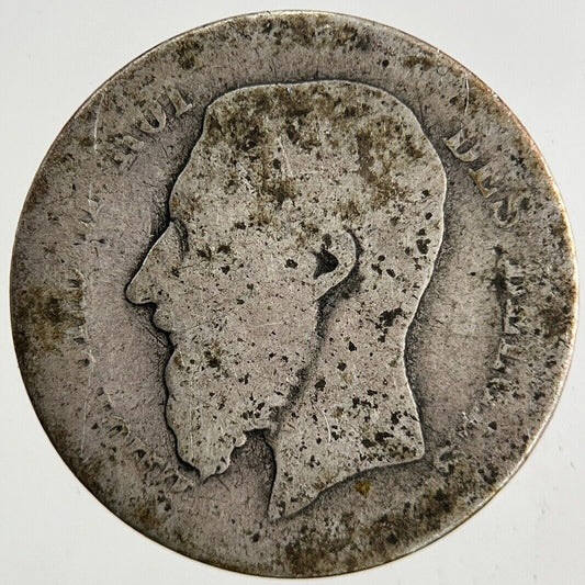 Belgium 50 Cent Silver Coin | Fair Grade