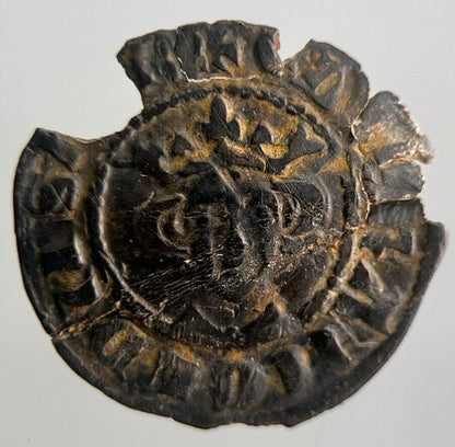 British Edward I 1st Medieval Hammered Silver Penny Coin | a4423