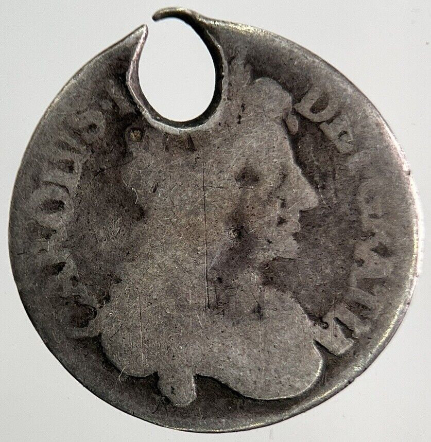 British Charles II 2nd Maundy Threepence Silver Coin | Collectable Grade | a6841