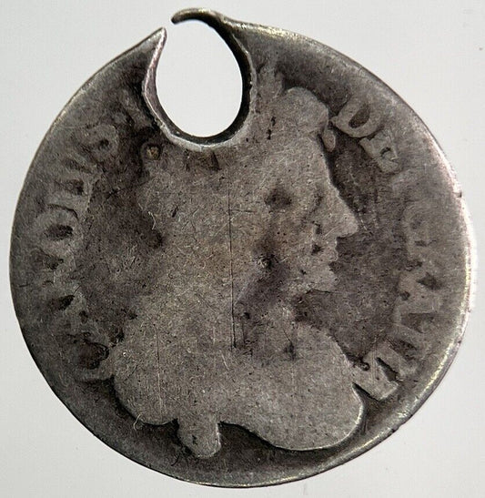 British Charles II 2nd Maundy Threepence Silver Coin | Collectable Grade | a6841