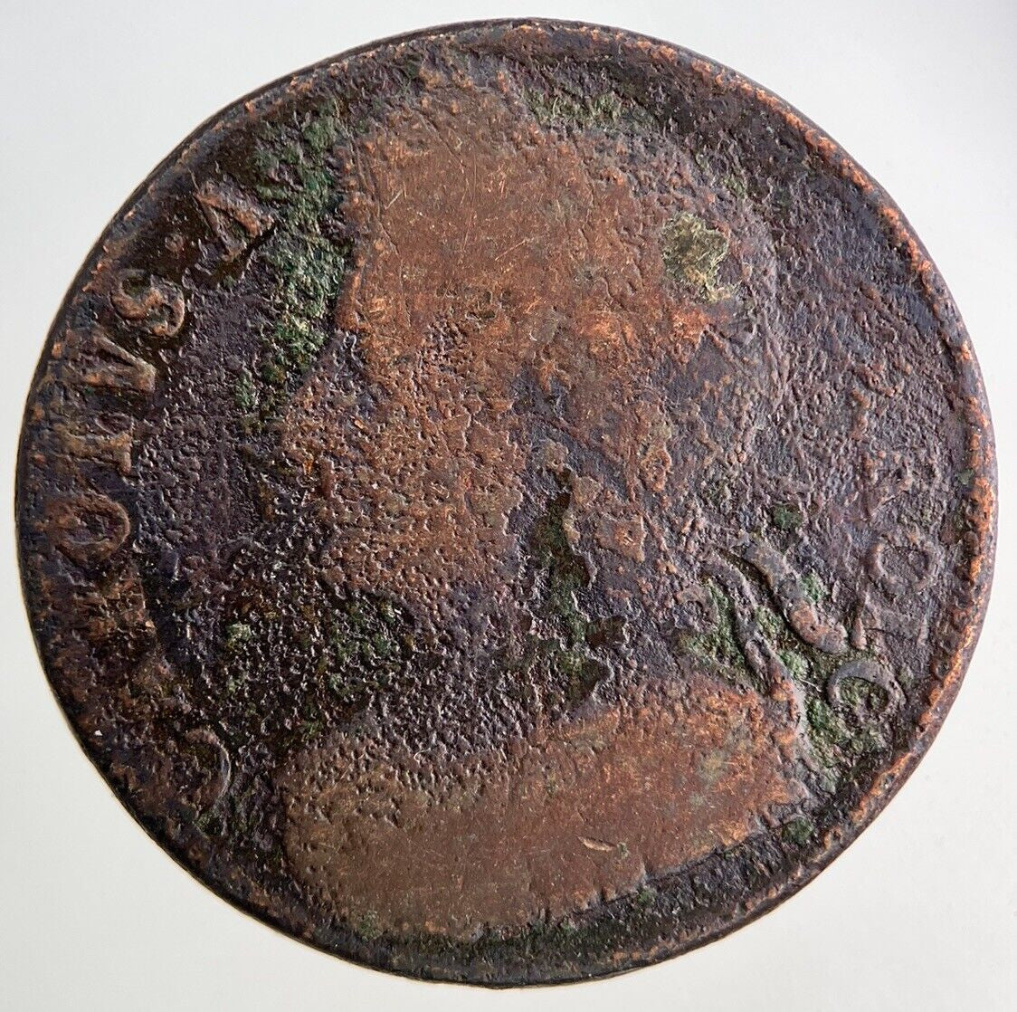 British Charles II 2nd Half-Penny Coin | Collectable Grade