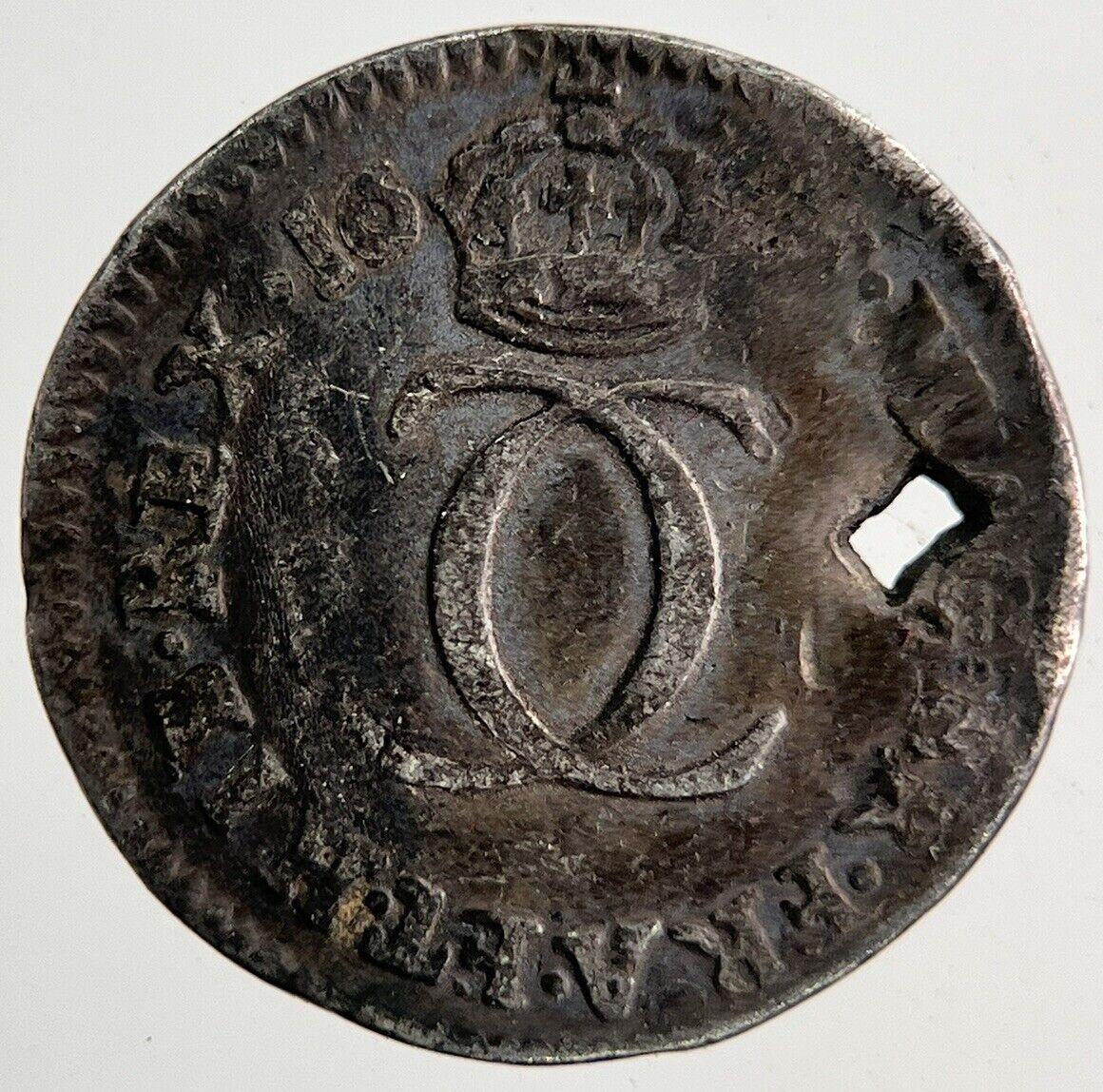 British Charles II 2nd Maundy Two-Pence Silver Coin | Fine Collectable Grade