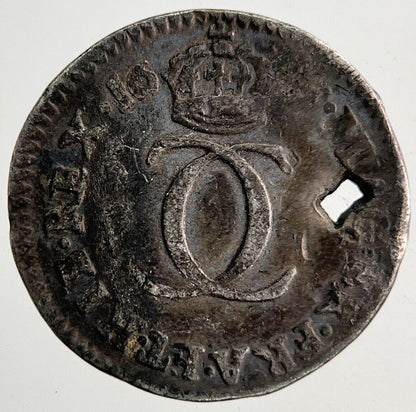 British Charles II 2nd Maundy Two-Pence Silver Coin | Fine Collectable Grade