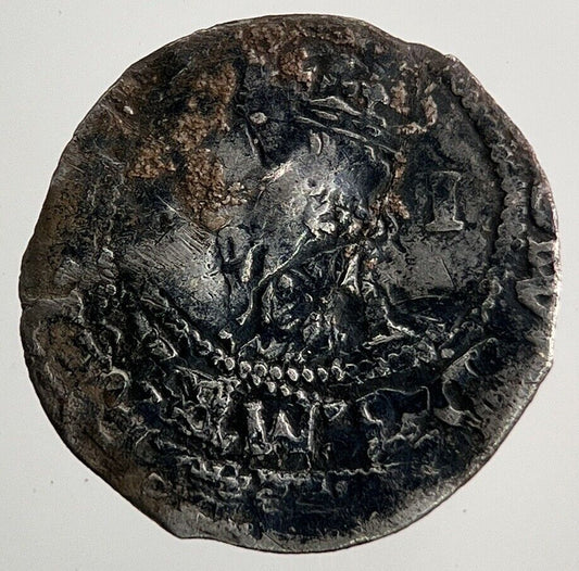 British Charles I 1st Penny Silver Hammered Coin | Collectable Grade