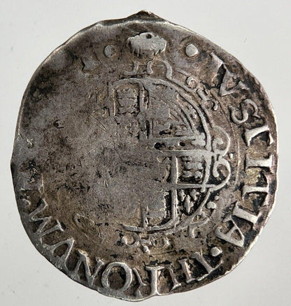 British Charles I 1st Penny Hammered Silver Coin | Collectable Grade | a9152
