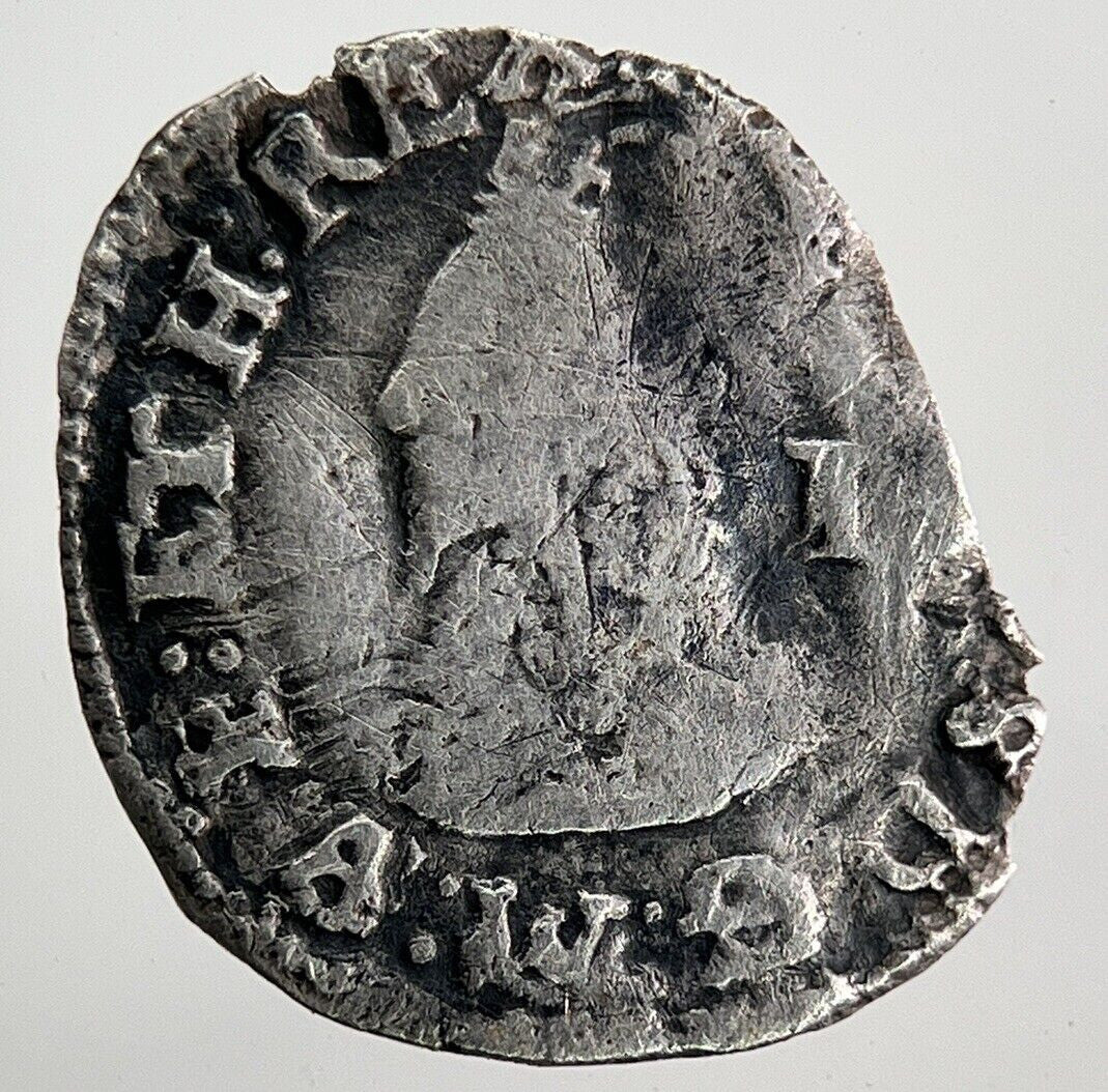 British Charles I 1st Penny Hammered Silver Coin | Collectable Grade | a9421