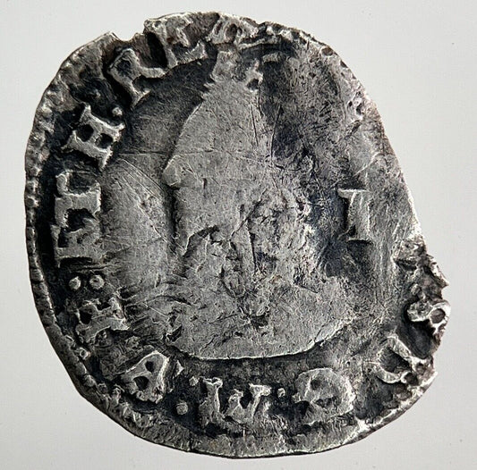 British Charles I 1st Penny Hammered Silver Coin | Collectable Grade | a9421