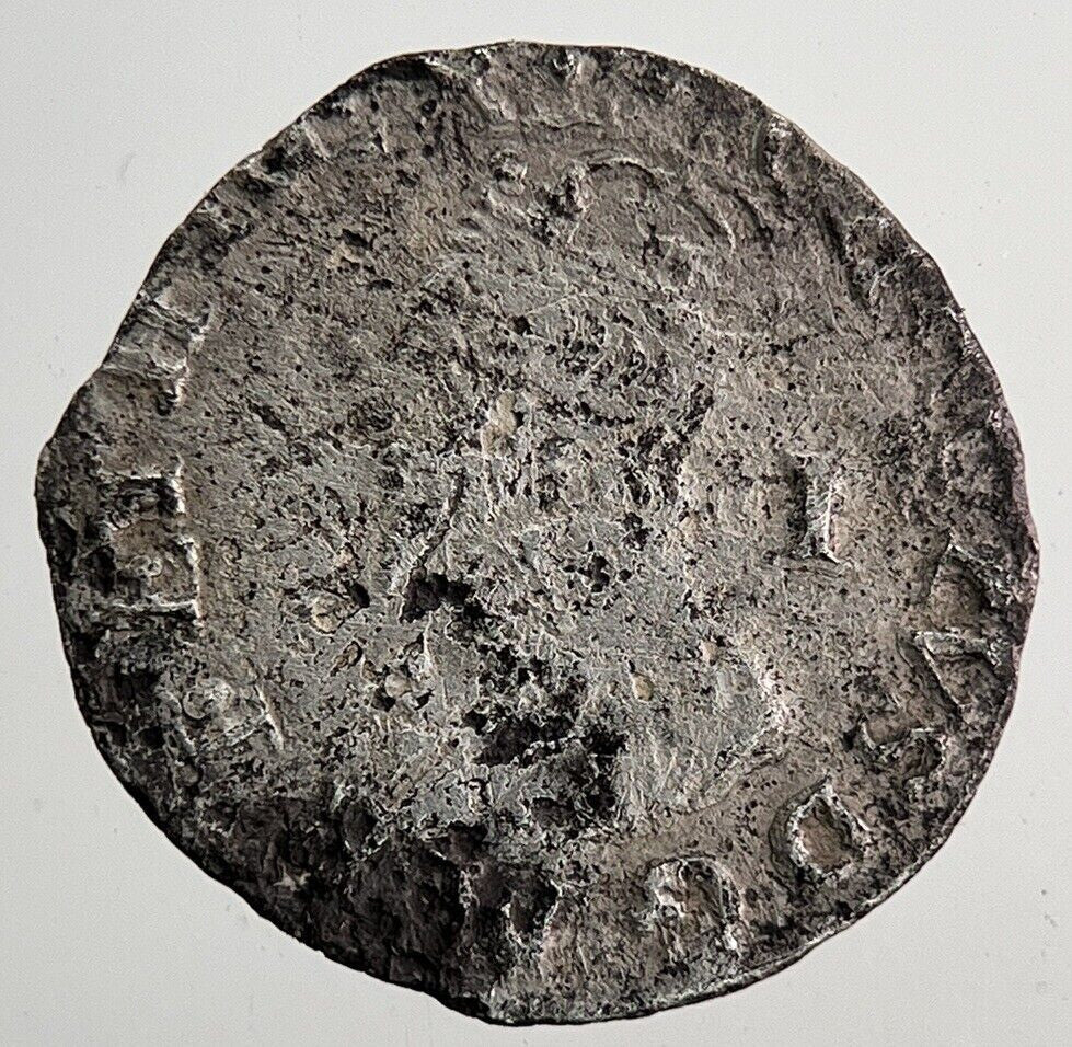 British Charles I 1st Penny Hammered Silver Coin | Collectable Grade | a9422