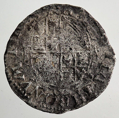 British Charles I 1st Penny Hammered Silver Coin | Collectable Grade | a9422