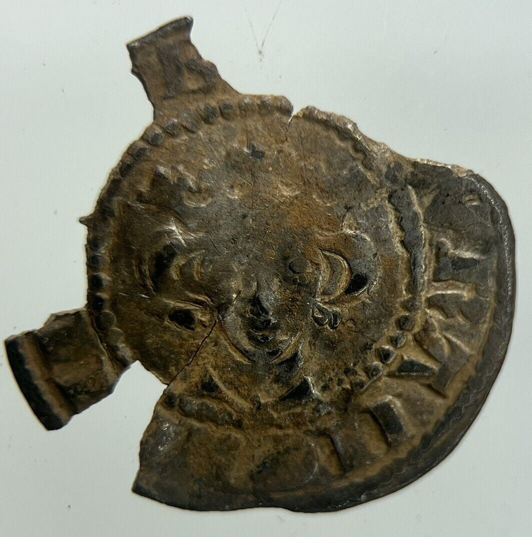 British Edward I 1st Medieval Hammered Silver Penny Coin | a4431