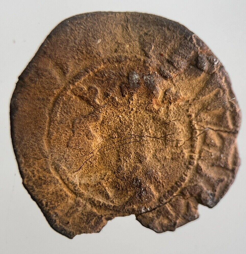 British Edward I 1st Medieval Hammered Silver Penny Coin | a4436