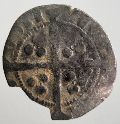 British Edward I 1st Medieval Hammered Silver Penny Coin | a4425