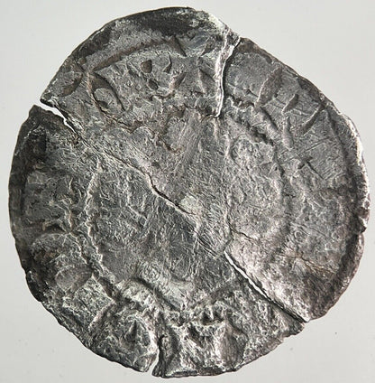 British Edward III Medieval Hammered Silver Penny Coin | a9978