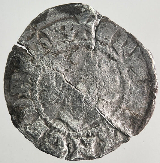 British Edward III Medieval Hammered Silver Penny Coin | a9978