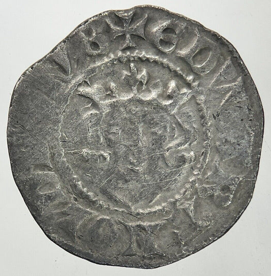 British Edward I 1st Penny Hammered Silver Coin | a9999