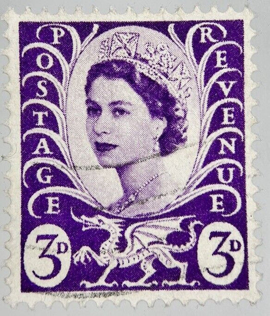 British Elizabeth II 3 Three-Pence 3d Stamp | Collectable Grade
