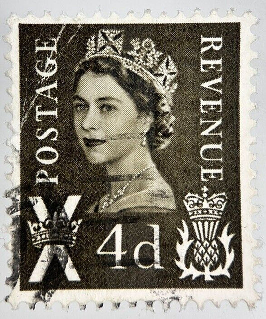 British Elizabeth II 4 Four-Pence Stamp | Collectable Grade