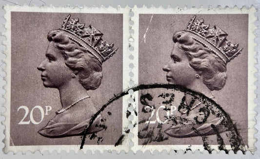 British Elizabeth II 20 Twenty-Pence Stamps | Collectable Grade