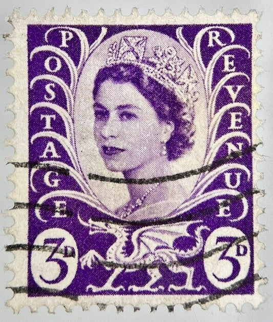 British Elizabeth II 3 Three-Pence 3d Stamp | Collectable Grade