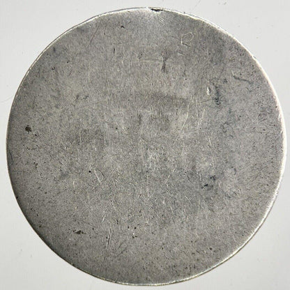 British Edward VII Sixpence Silver Coin | Worn Grade