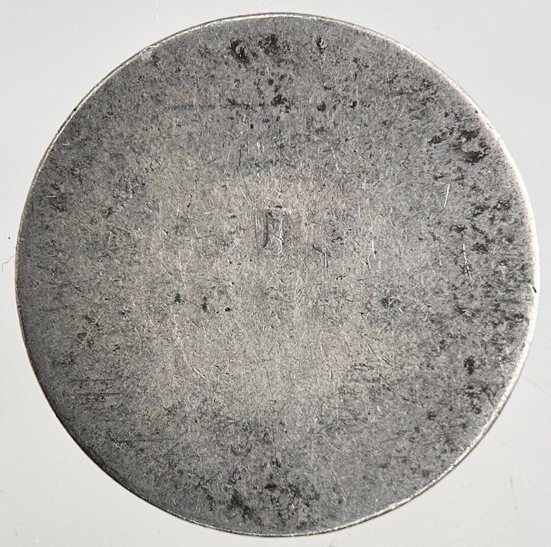 British Edward VII Sixpence Silver Coin | Worn Grade