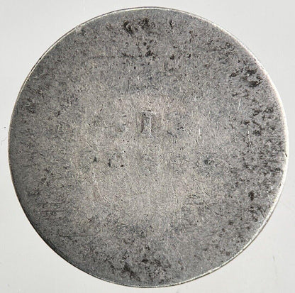 British Edward VII Sixpence Silver Coin | Worn Grade