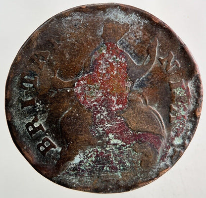 British George II 2nd Half-Penny Coin | Collectable Grade