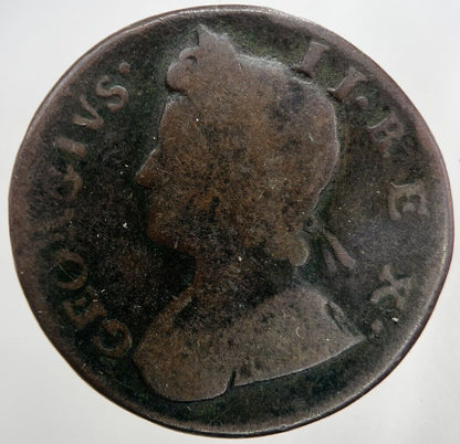 British George II 2nd Half-Penny Coin | Collectable Grade