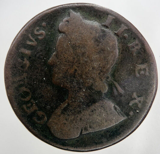British George II 2nd Half-Penny Coin | Collectable Grade