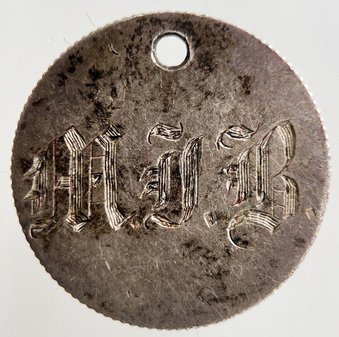 British Engraved Victoria Sixpence Silver Coin | Fine Collectable Grade