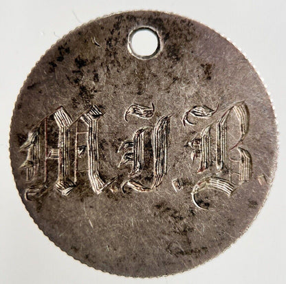 British Engraved Victoria Sixpence Silver Coin | Fine Collectable Grade