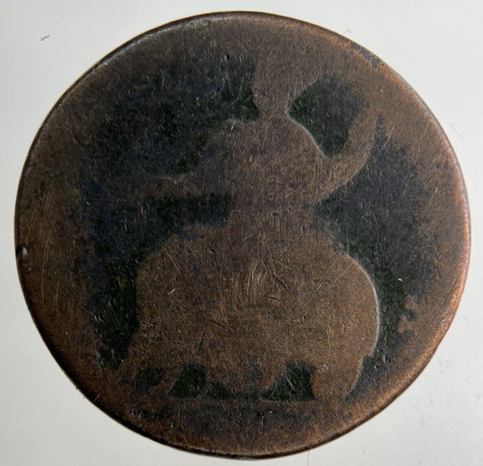 British George II 2nd Half-Penny Coin | Fair Grade