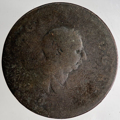 British George III 3rd Half-Penny Coin | Fair Grade