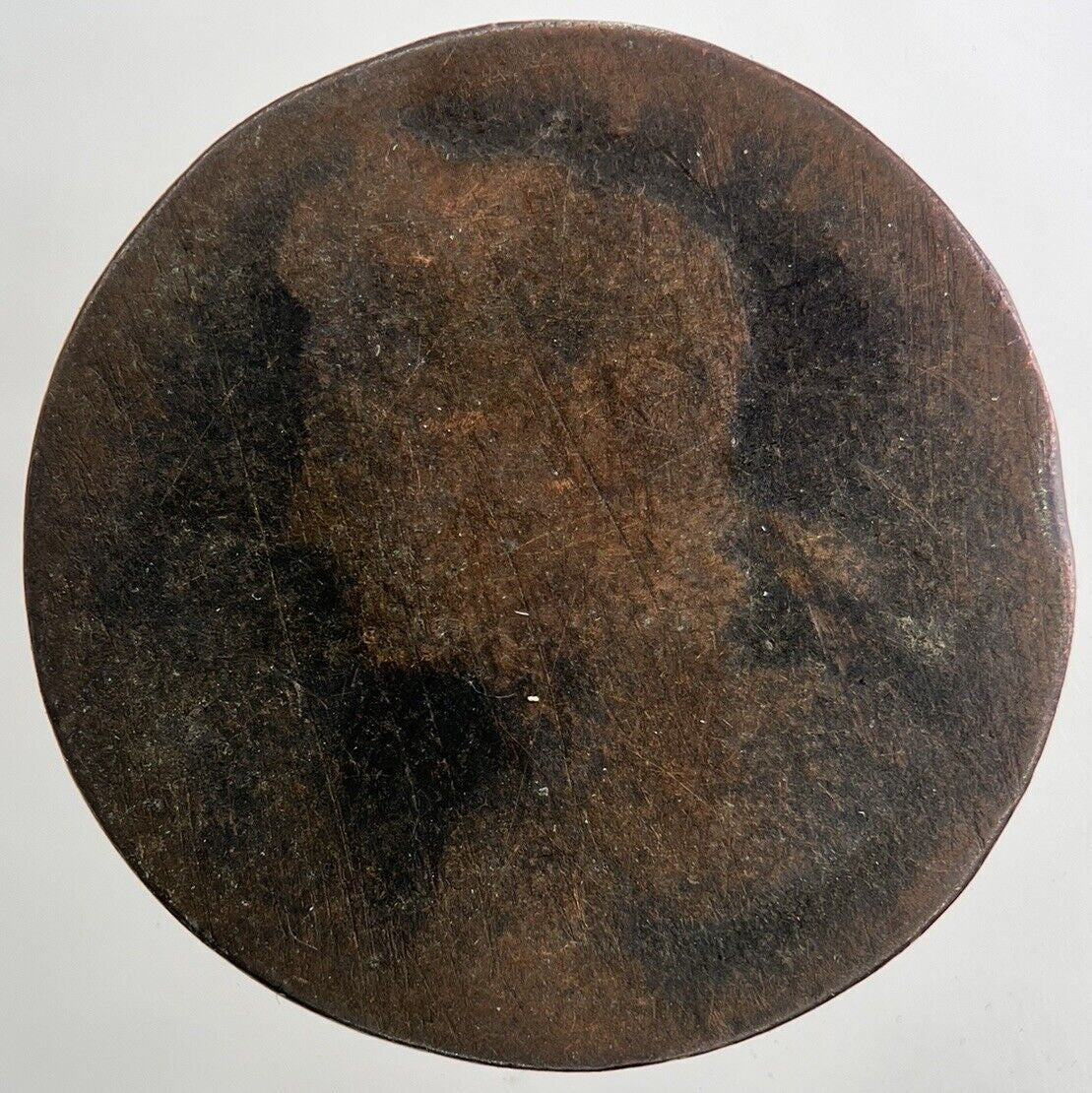 British George II 2nd Half-Penny Coin | Worn Grade