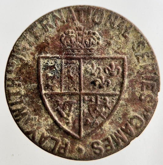 British George III 3rd Gaming Token Coin | Collectable Grade