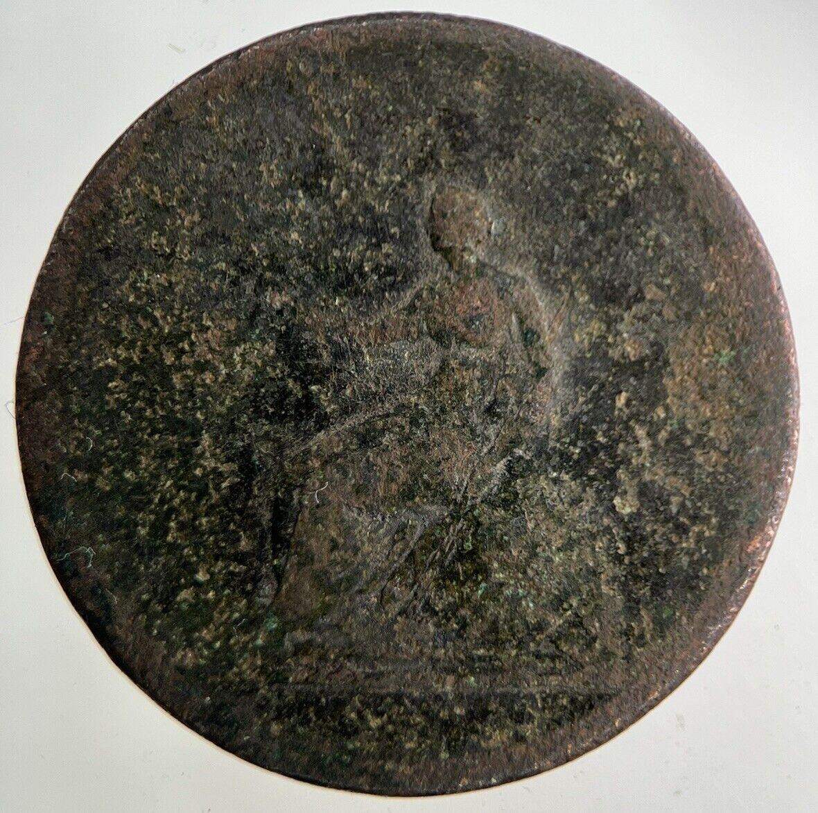 British George III 3rd Half-Penny Coin | Fair Grade