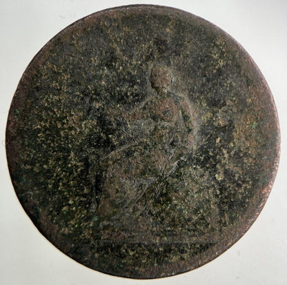 British George III 3rd Half-Penny Coin | Fair Grade