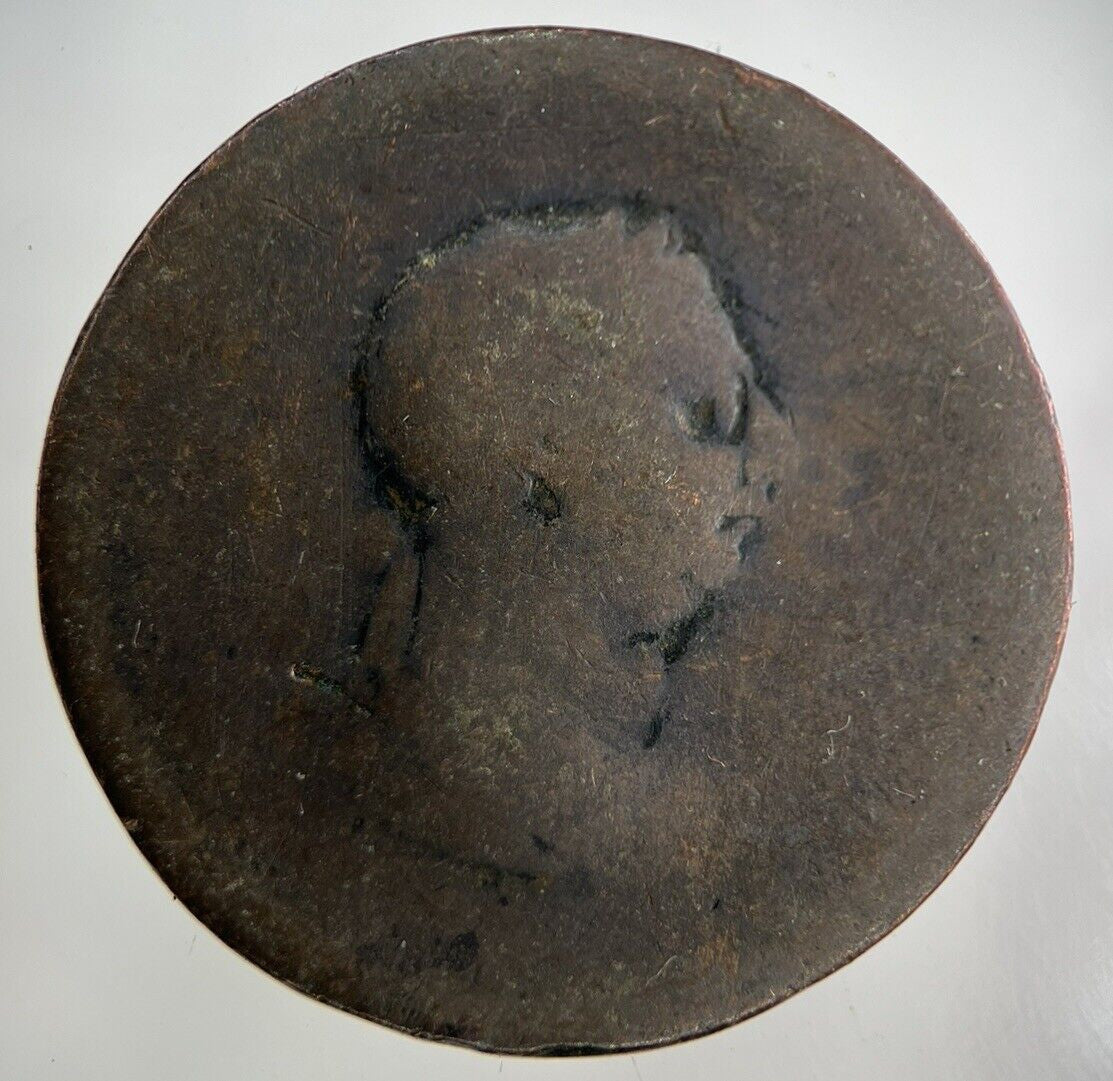 British George III 3rd One Penny Coin | Fair Grade