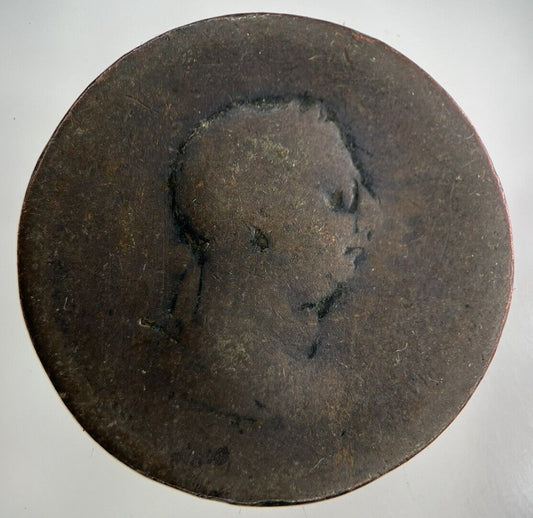 British George III 3rd One Penny Coin | Fair Grade