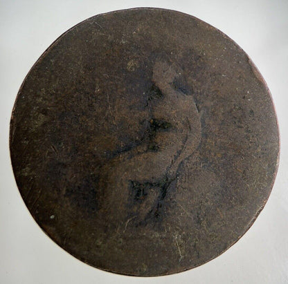 British George III 3rd One Penny Coin | Fair Grade