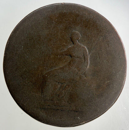 British George III 3rd Half-Penny Coin | Worn Grade