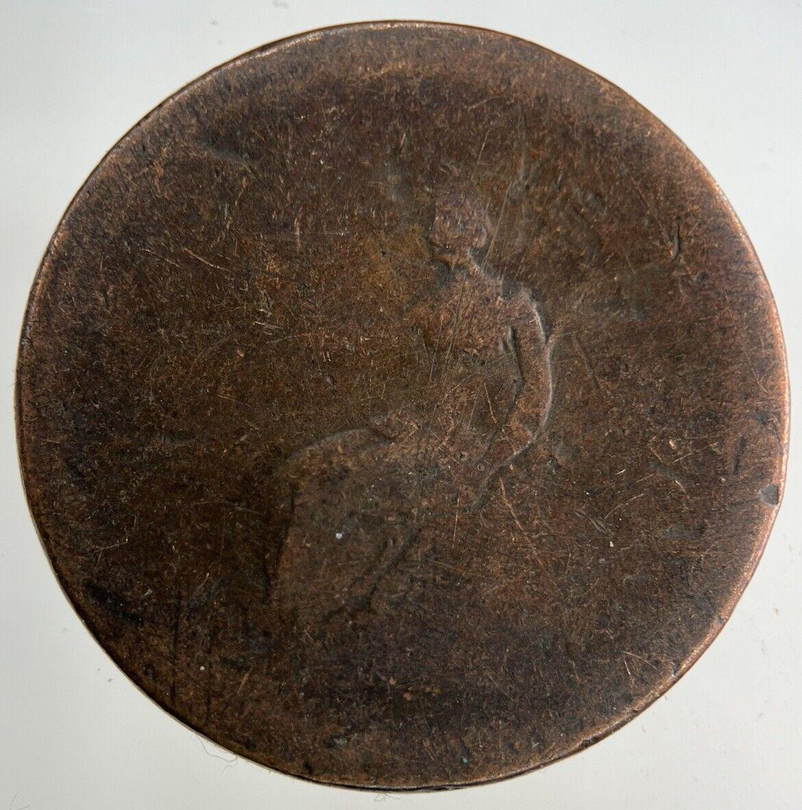 British George III 3rd Half-Penny Coin | Fair Grade