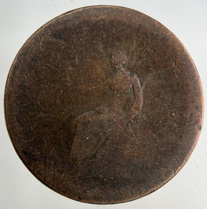 British George III 3rd Half-Penny Coin | Fair Grade