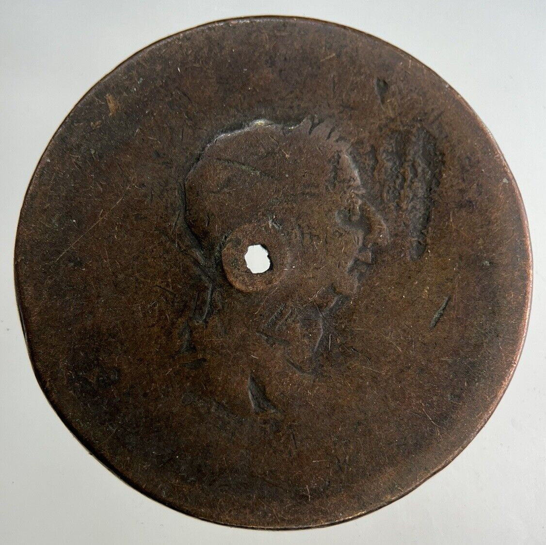 British George III 3rd Half-Penny Coin | Fair Grade