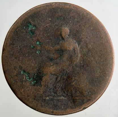 British George III 3rd Half-Penny Coin | Fair Grade