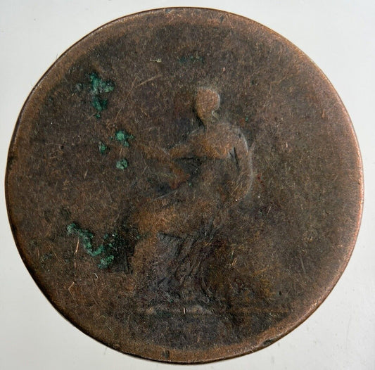 British George III 3rd Half-Penny Coin | Fair Grade