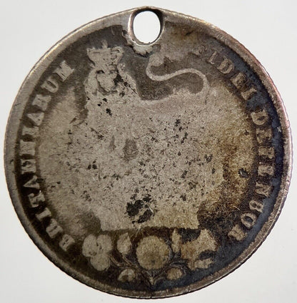 British George IV Shilling Silver Coin | Fair Grade